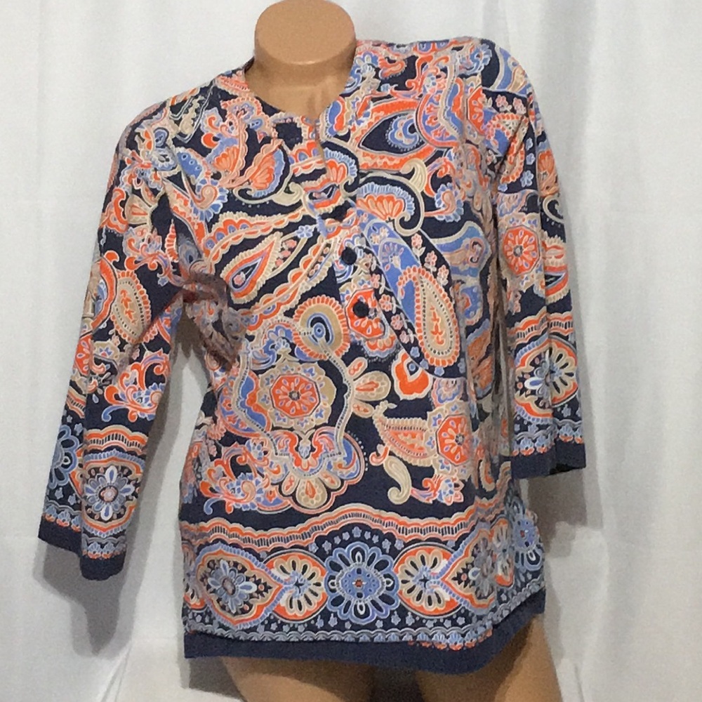 ⭐️ 3 for$25- Jones New York Tunic Top Stretch Sport PL Petite